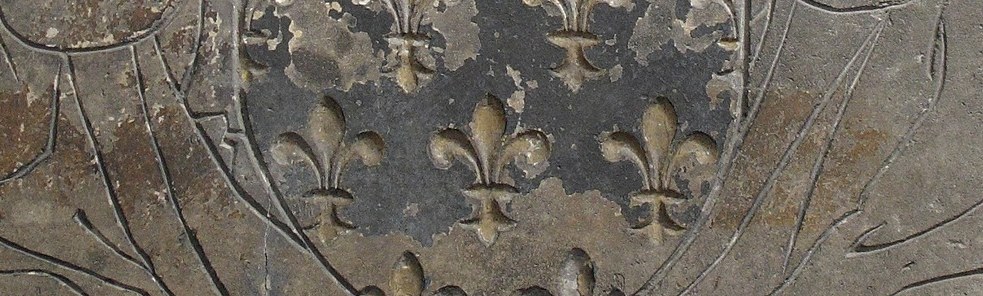 She died in 1350. The carving is over 670 years old.