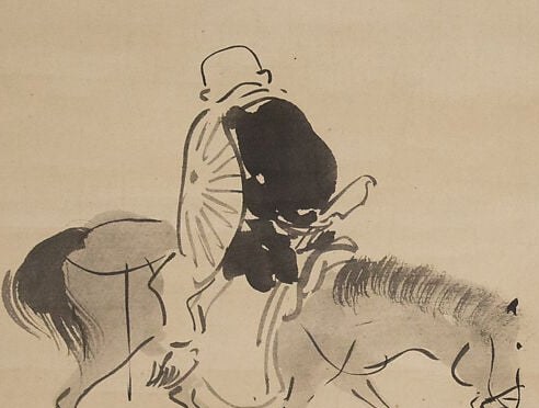 Goshun painted it around 1782. He never intended this to be merely funny.