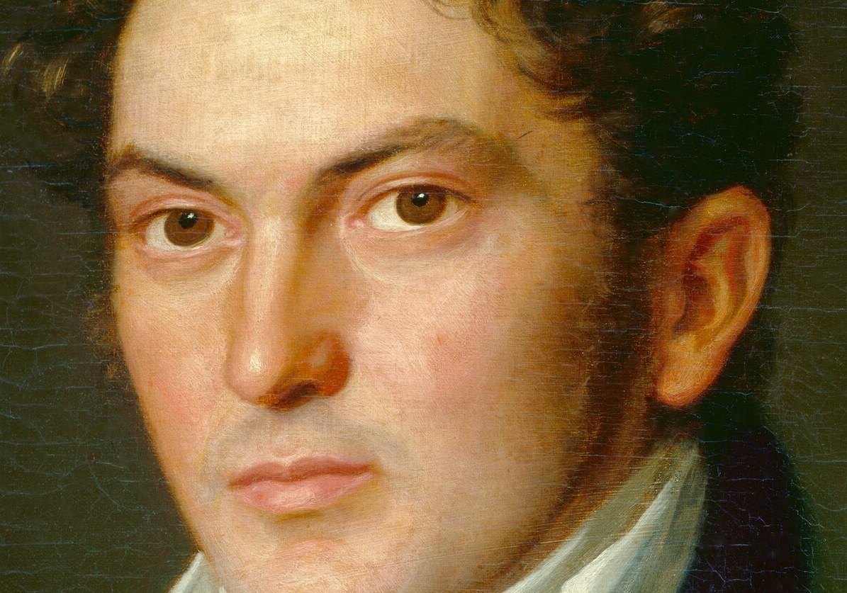 The tousled curls add a touch of dynamism to the otherwise formal portrait, suggesting a youthful energy.