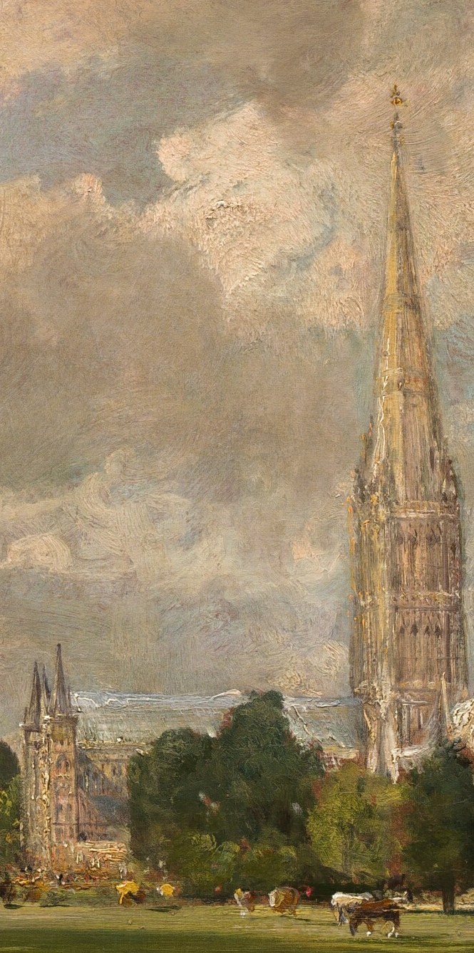 The dominant architectural feature, its height and detail suggest aspiration and permanence.