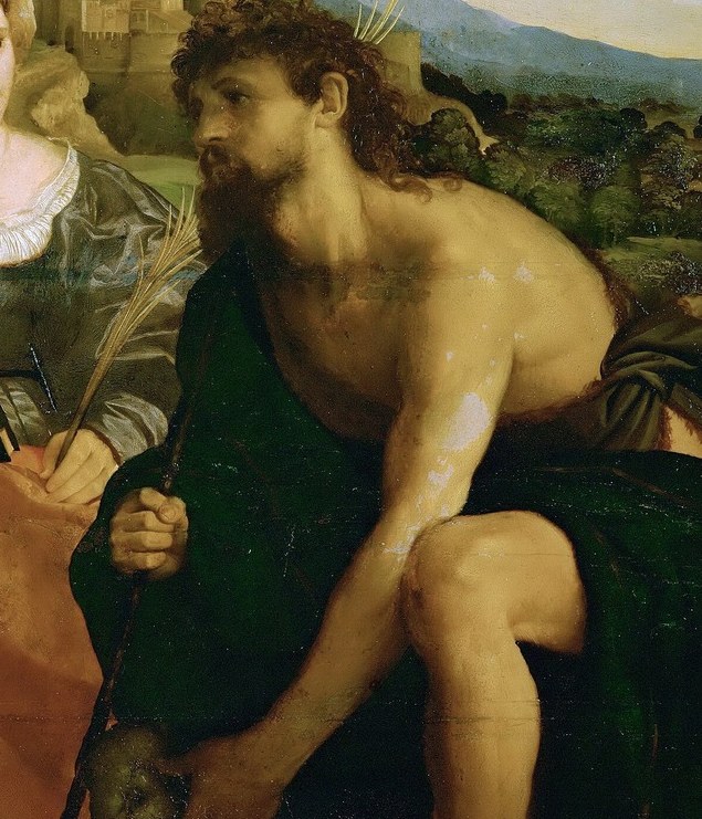 This is John the Baptist, preparing the way.