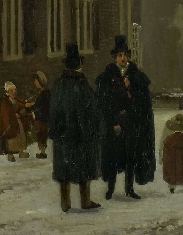 He captures the city's quiet rhythm, even in the cold.