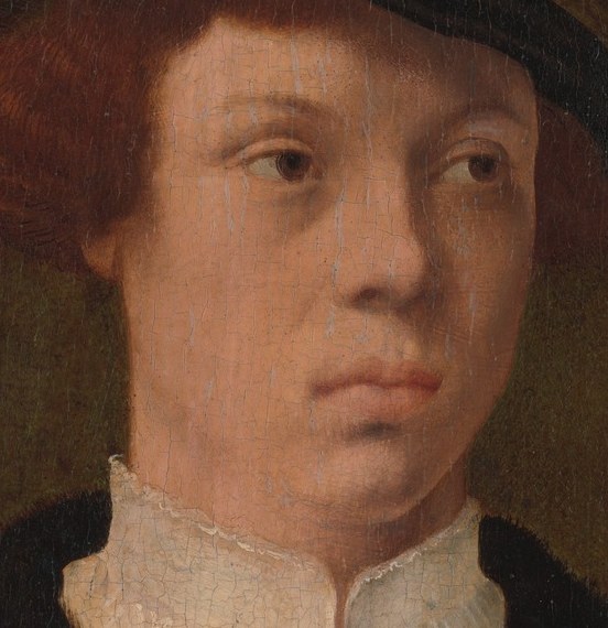 He looks directly at us. Who is this man?