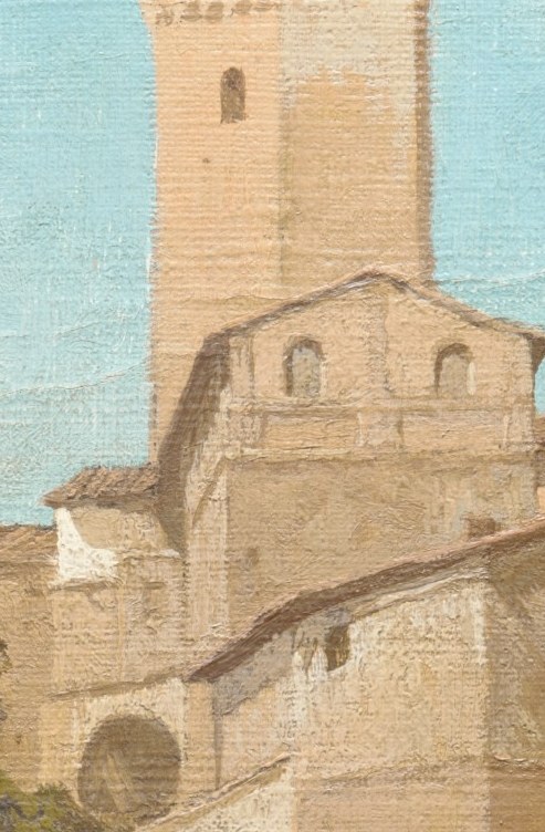 Here is the Italian hill town, San Gimignano.