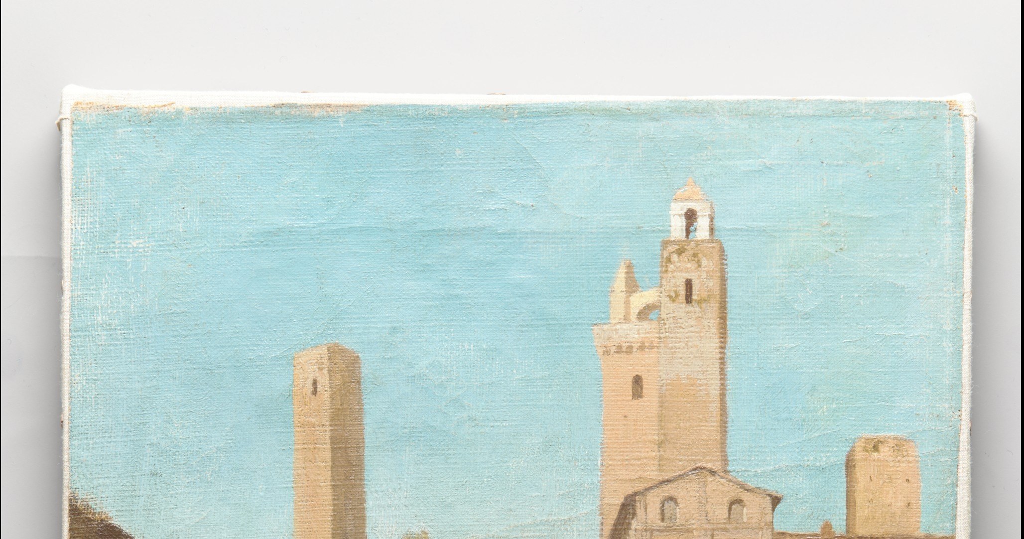 The expansive sky suggests a bright, clear day and a sense of openness.
