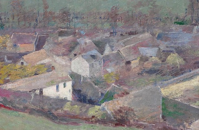 Theodore Robinson was the first American to paint with Monet in Giverny.