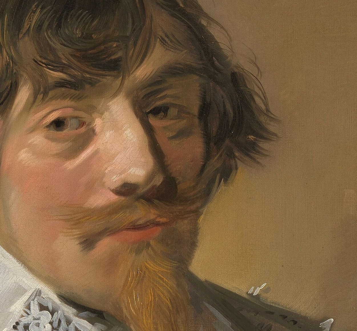 Frans Hals painted him from memory, or an earlier study.