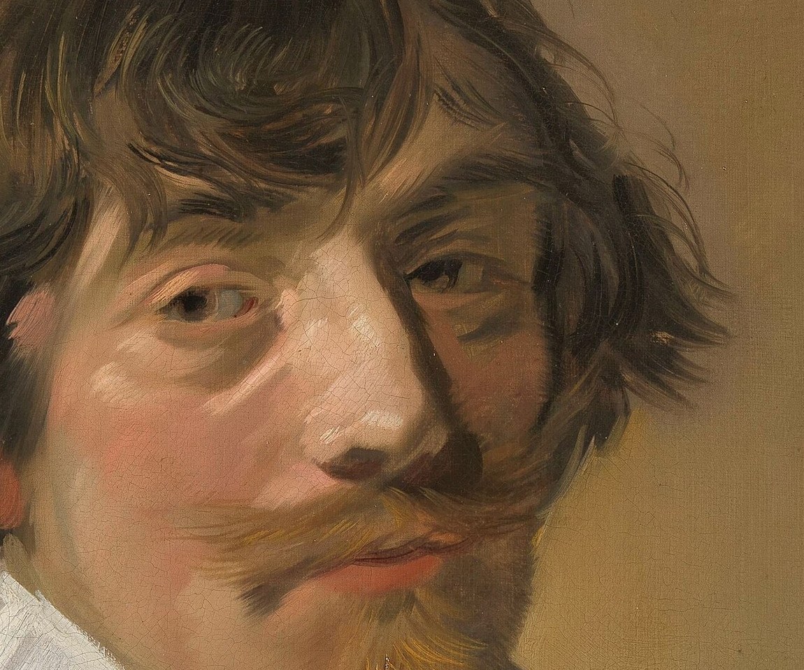 Hals was known for this lively, painterly style.