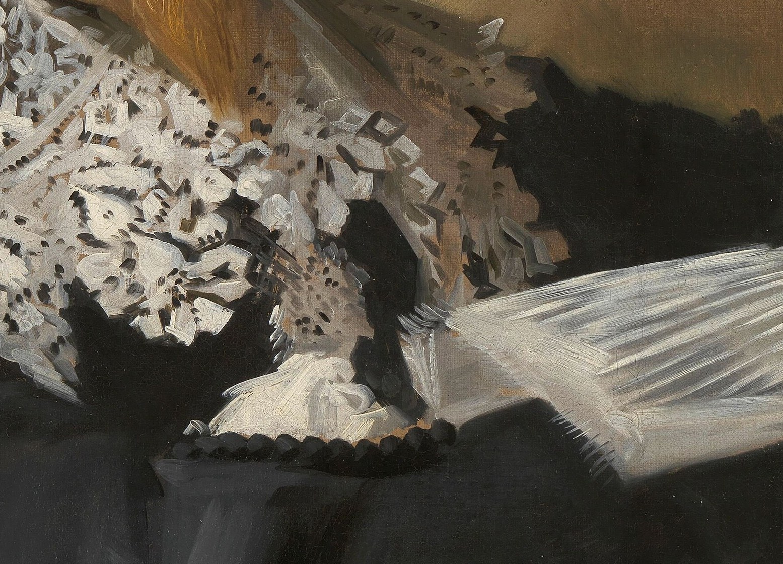His lace collar was a sign of wealth in Haarlem.