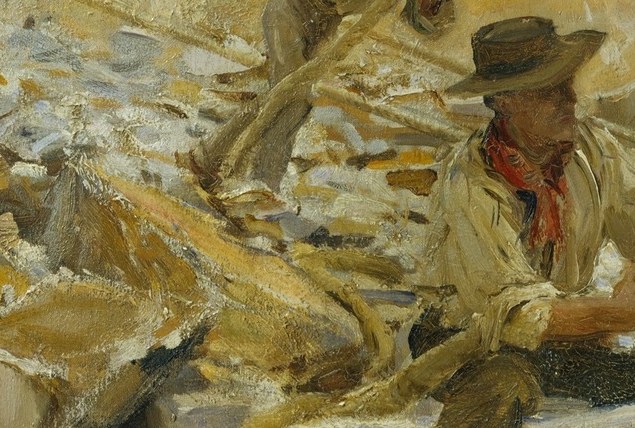 Suggests the waste and destructive aspect of quarrying, contrasting with the valuable marble.