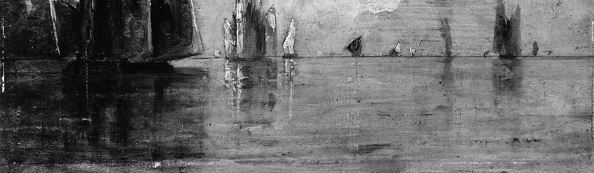 He painted Venice from memory in his New York studio.