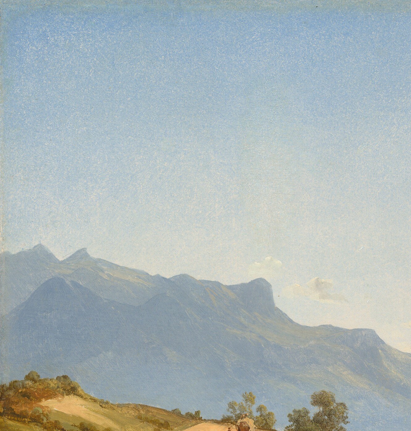 It records the enduring grandeur of the Alps, as it was then.