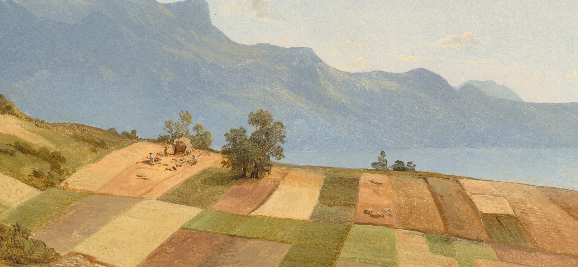 In the foreground, terraced vineyards shape the hillside.
