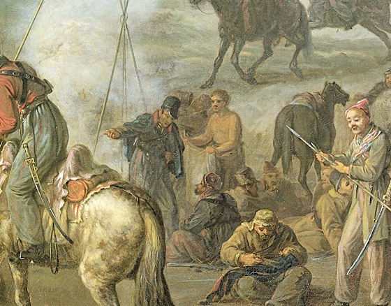 This painting captures a moment of rest.
