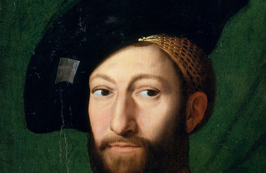 His hat signals status, its gold band gleaming.