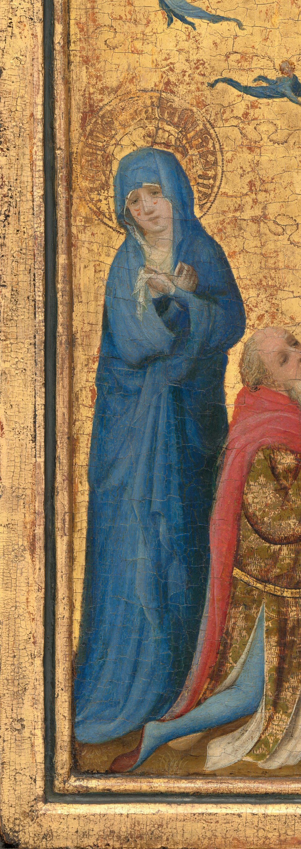 Now look at Mary, on the left.