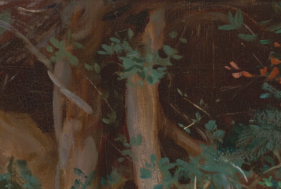Though known for society, he made 900 oils, many of them landscapes.