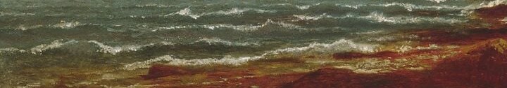 Captures the dynamic energy of the ocean's edge, a moment of transition.