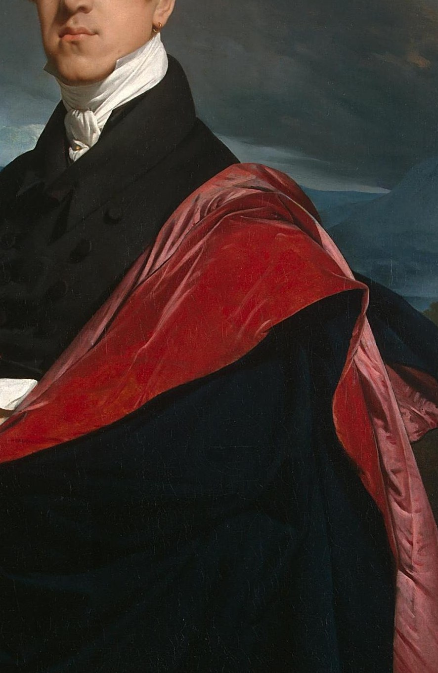 This crimson sash is the Order of St. Alexander Nevsky.