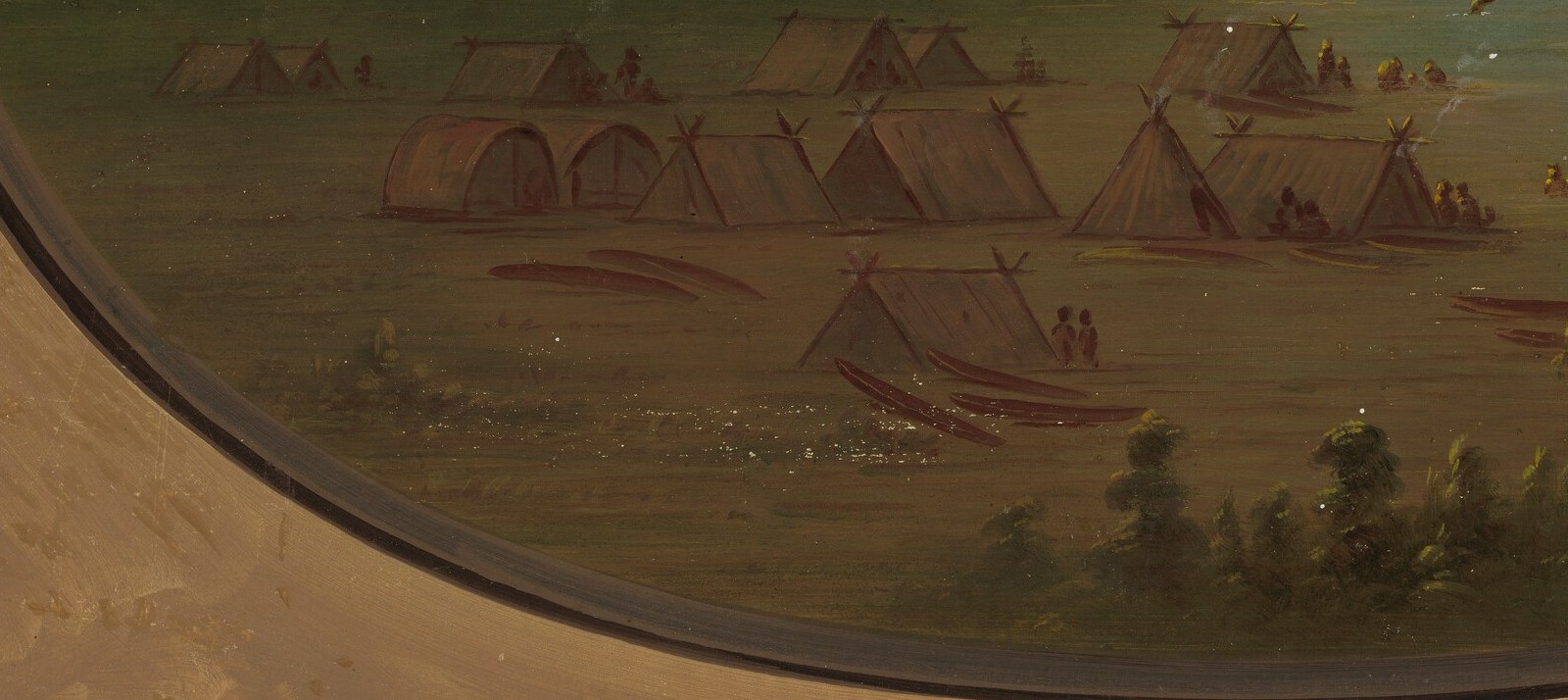 He traveled the American frontier, documenting Native American life.
