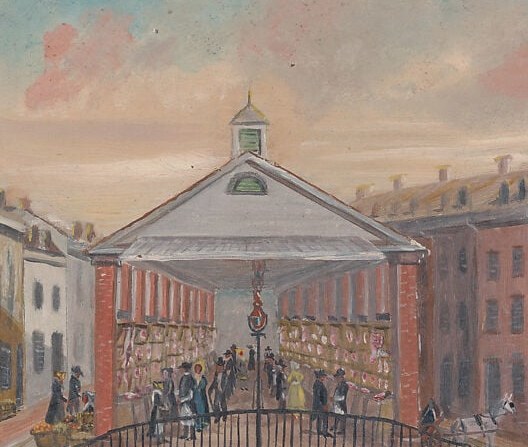 The Fly Market was demolished in 1821.