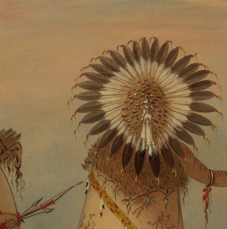 He sought to document Native American life through portraits.
