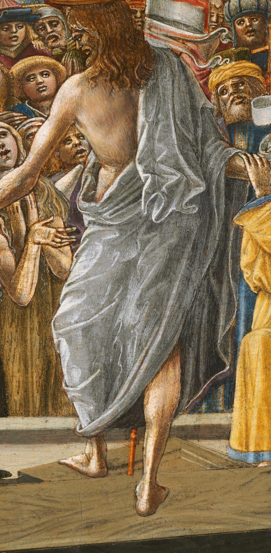 Here, he releases the souls who waited for him.