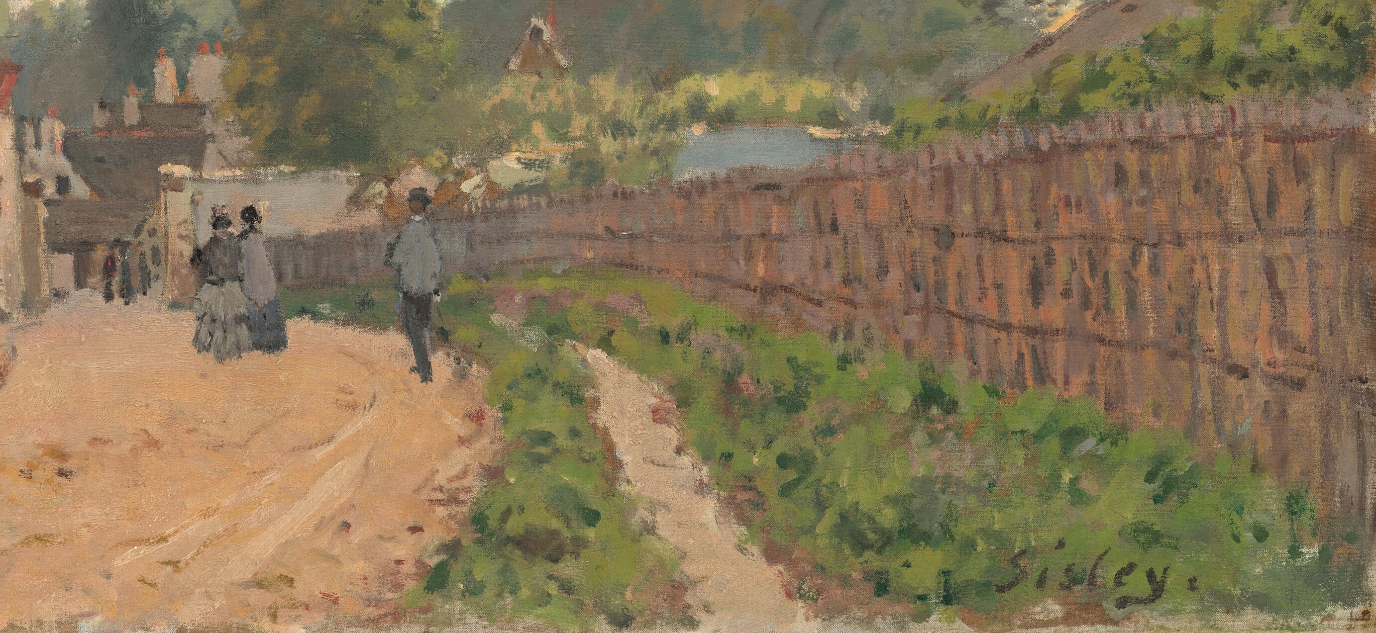 He was known for capturing quiet, everyday scenes outdoors.