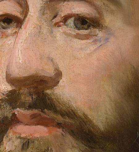 The singer demanded a flattering mask. Manet gave him this.