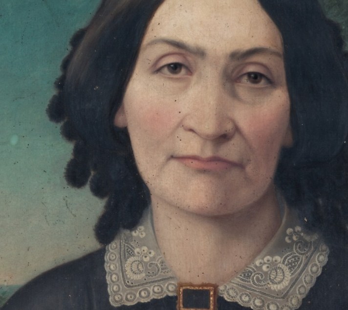 But for a long time, we didn't know who she was.
