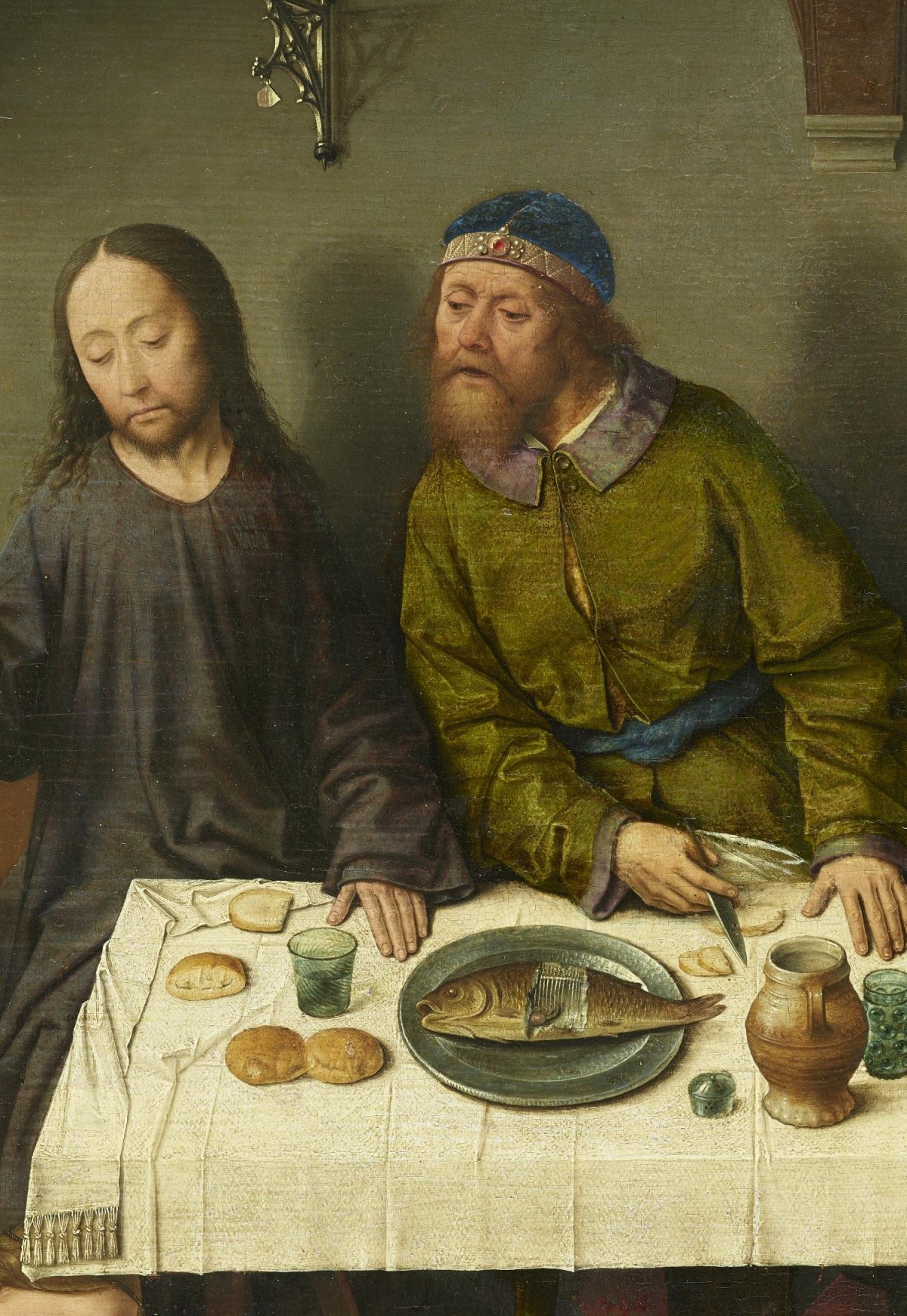 Simon, in yellow, objected: a sinner touching a prophet.