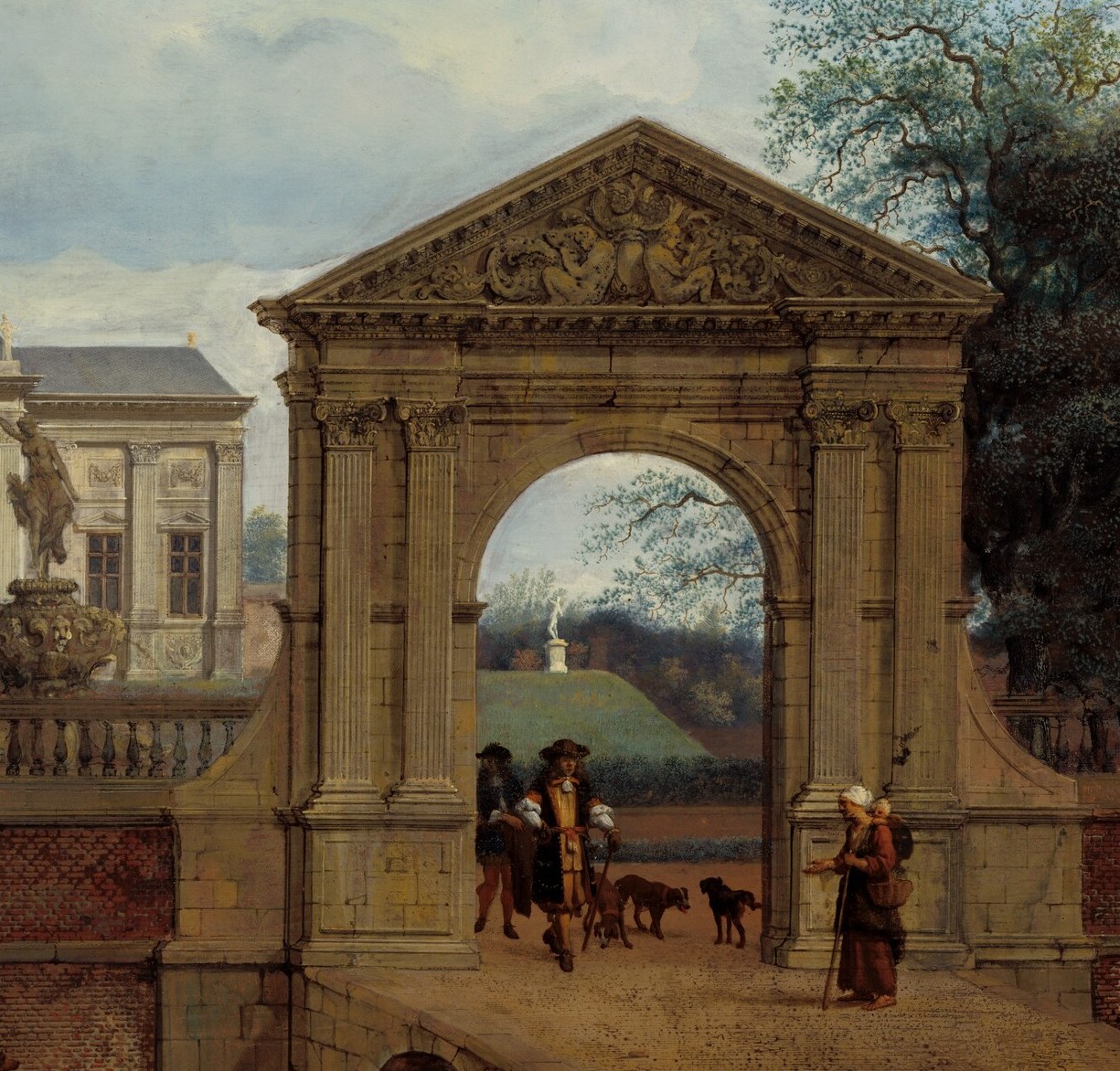Look at the grand archway, a symbol of permanence and civic pride.