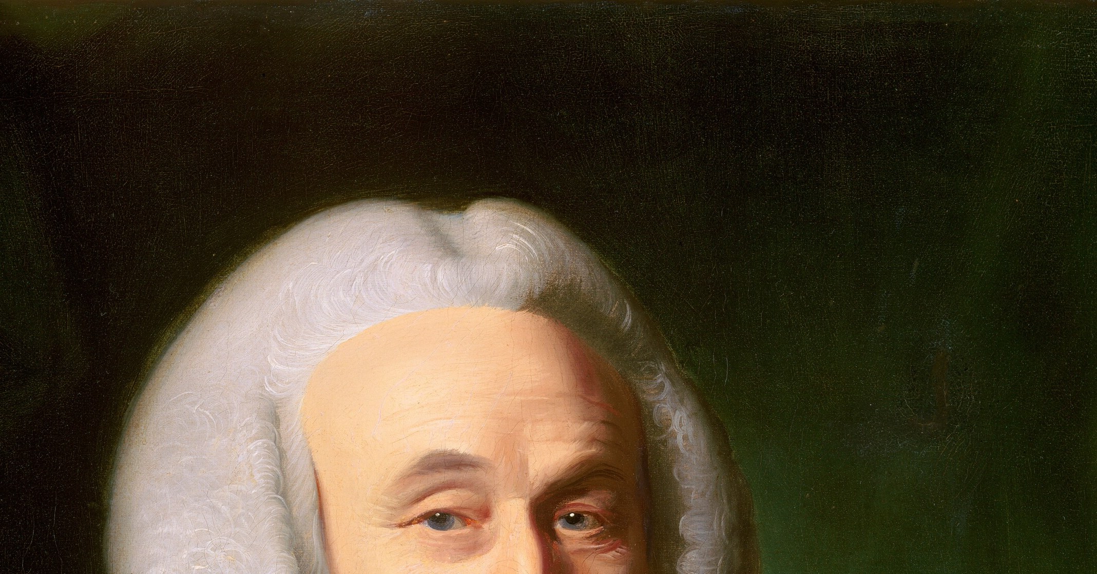 Copley captured every detail, from his powdered wig...