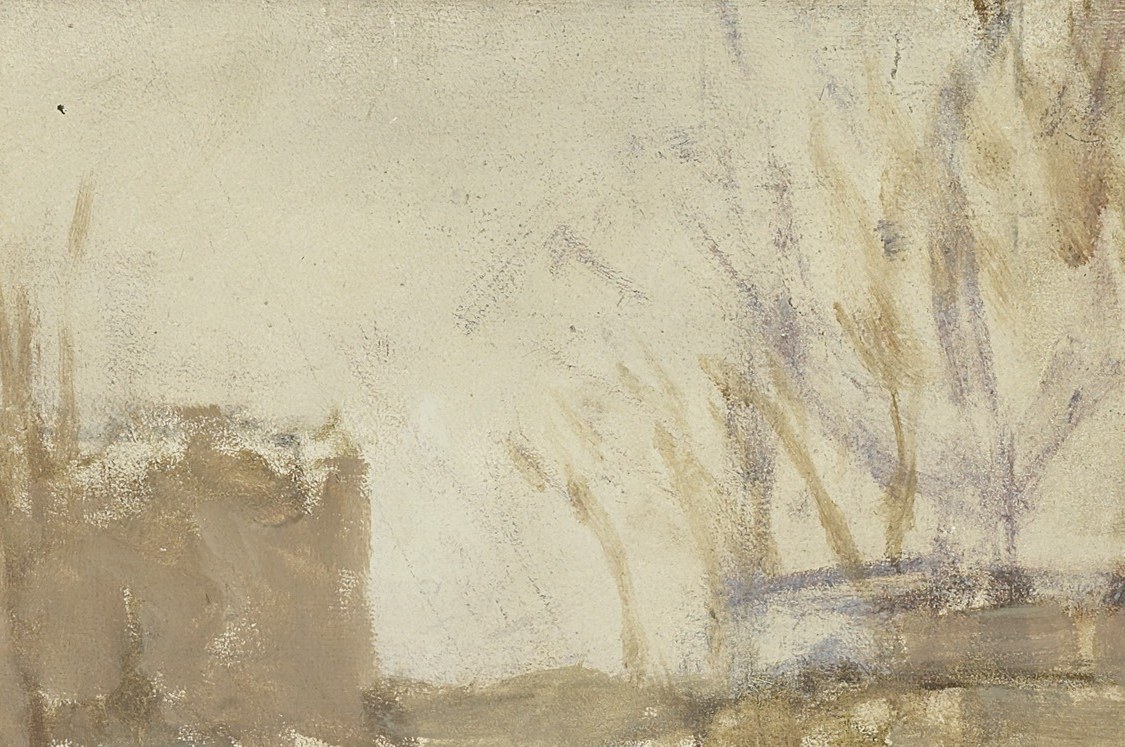 These delicate lines create a sense of depth and the skeletal beauty of winter trees.