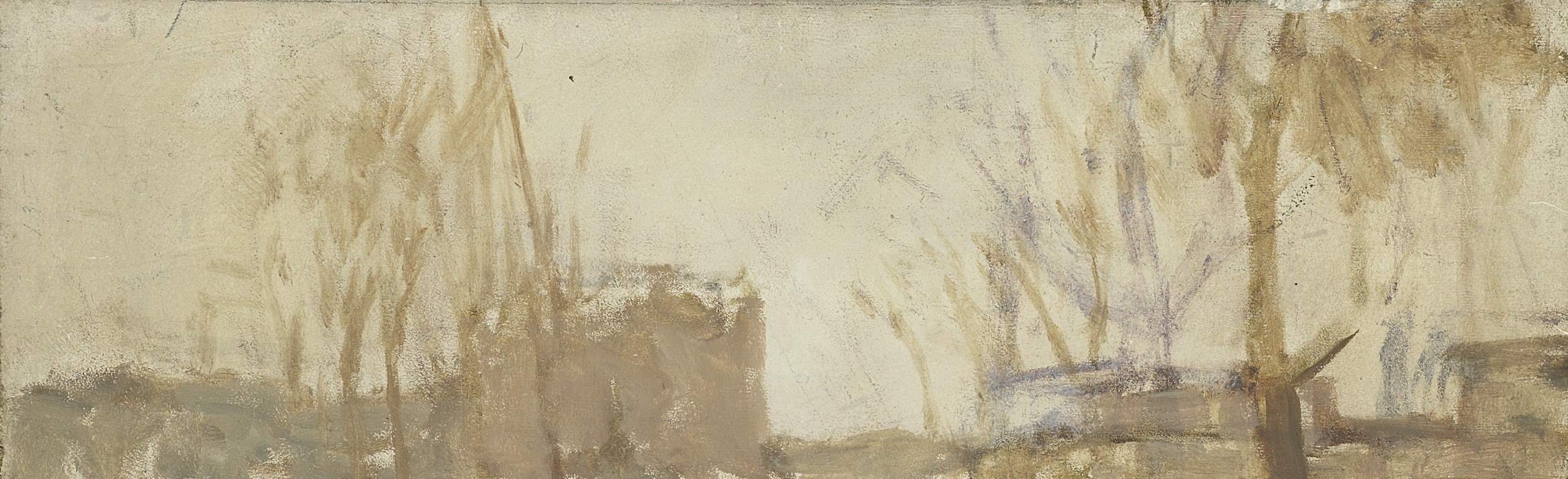He captured the cold, muted light of a winter day in Amsterdam.