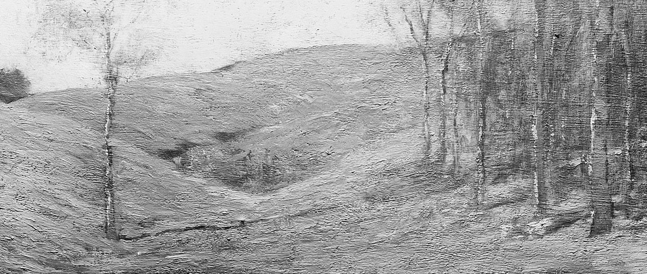 He worked from memory in his studio, after sketching outdoors.