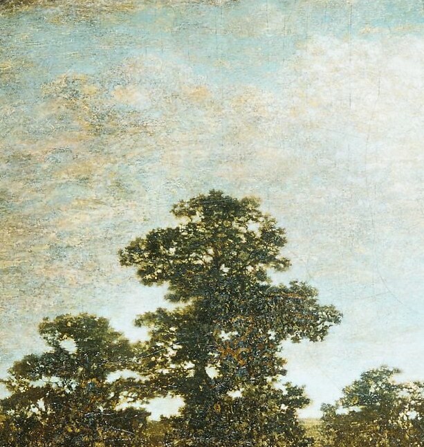 Dark pigments over light make the light push forward.