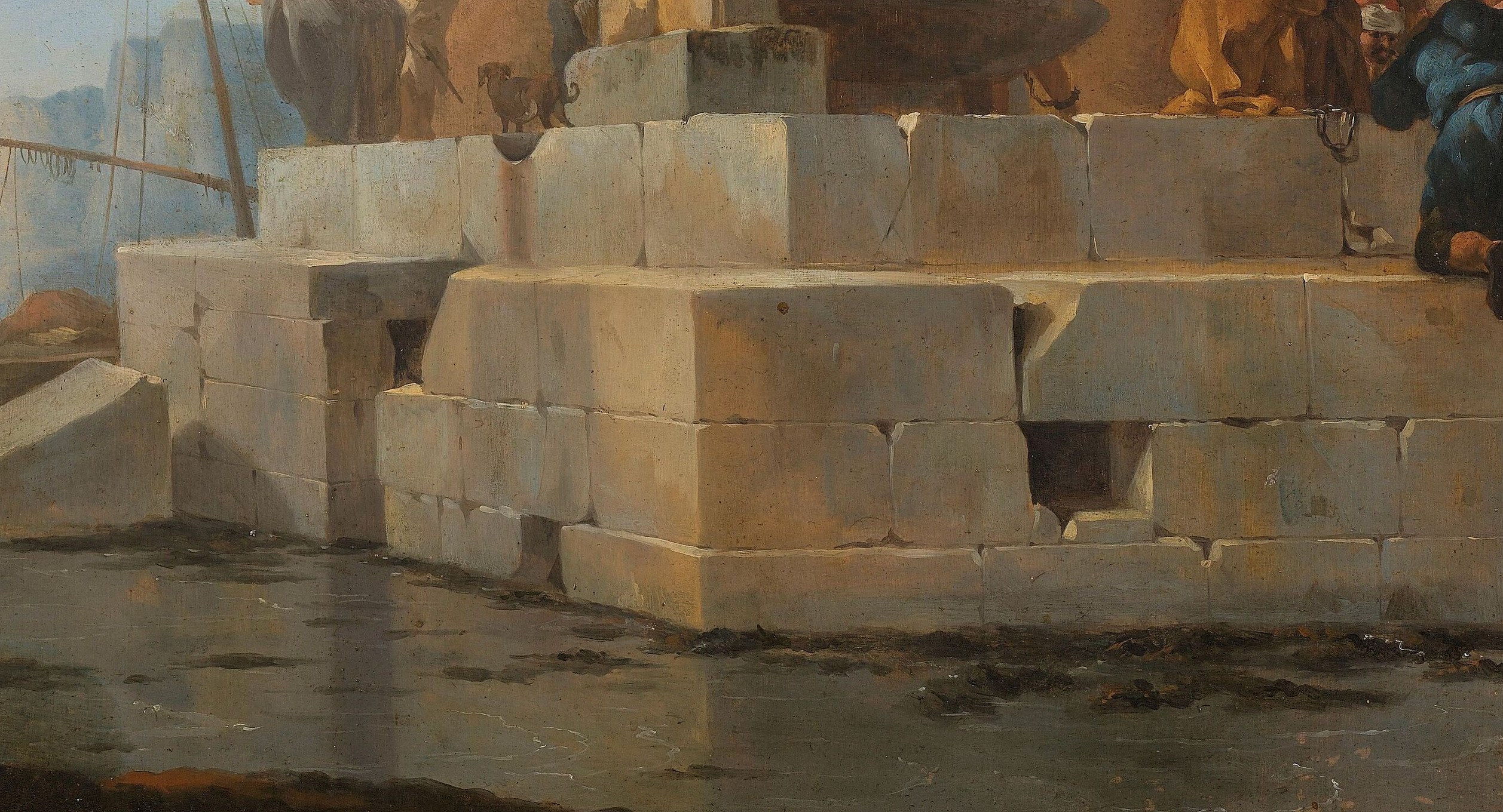His use of light and shadow, chiaroscuro, shaped the mood.