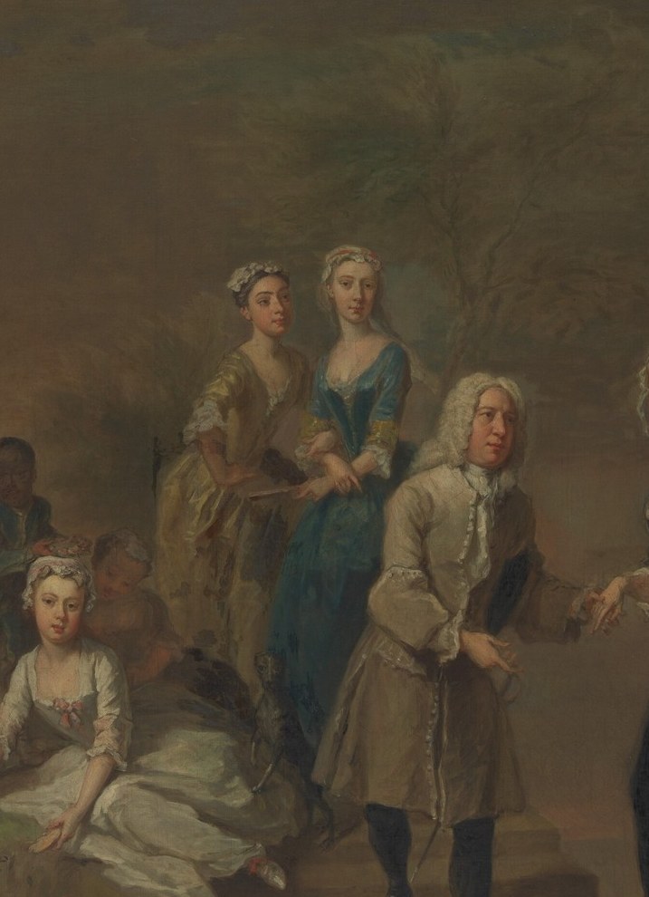 An 18th-century family gathers on their country estate.