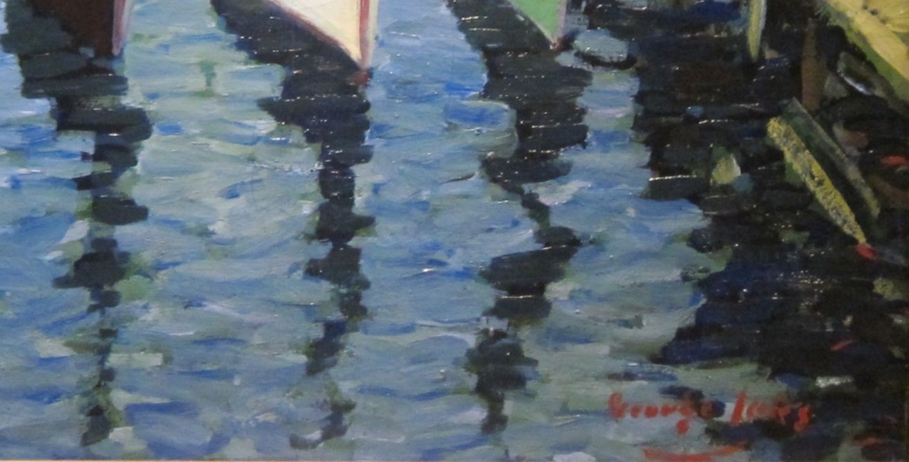 His visible brushstrokes give the scene raw energy.