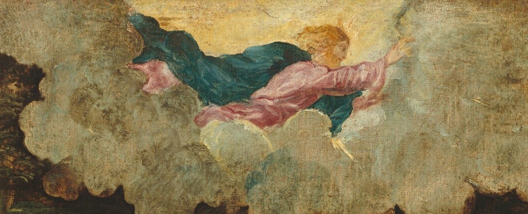Saul, on his way to persecute Christians, is struck blind.