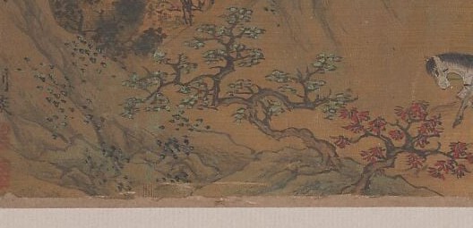 Scholar's garden rocks (taihu stones) were prized collectibles; their craggy silhouettes painted here are not mere landscape fill but signifiers of educated taste and spiritual cultivation.