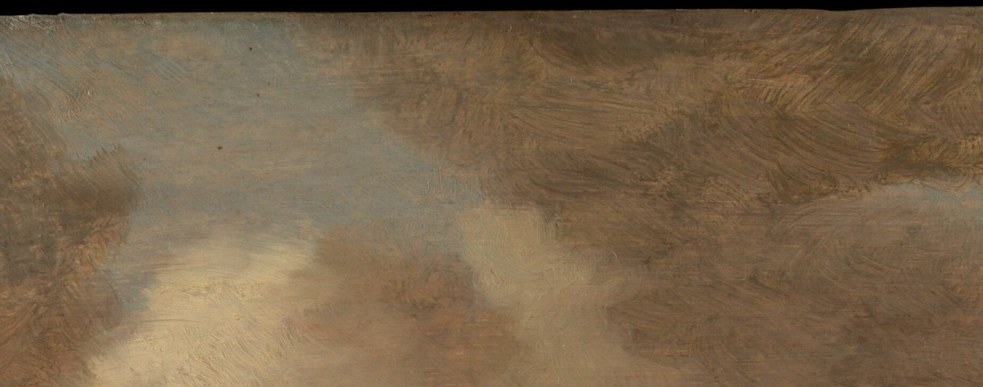 He died bankrupt three years after painting this.