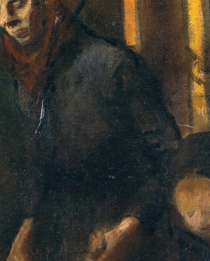 Forain often depicted ordinary people in urban life.