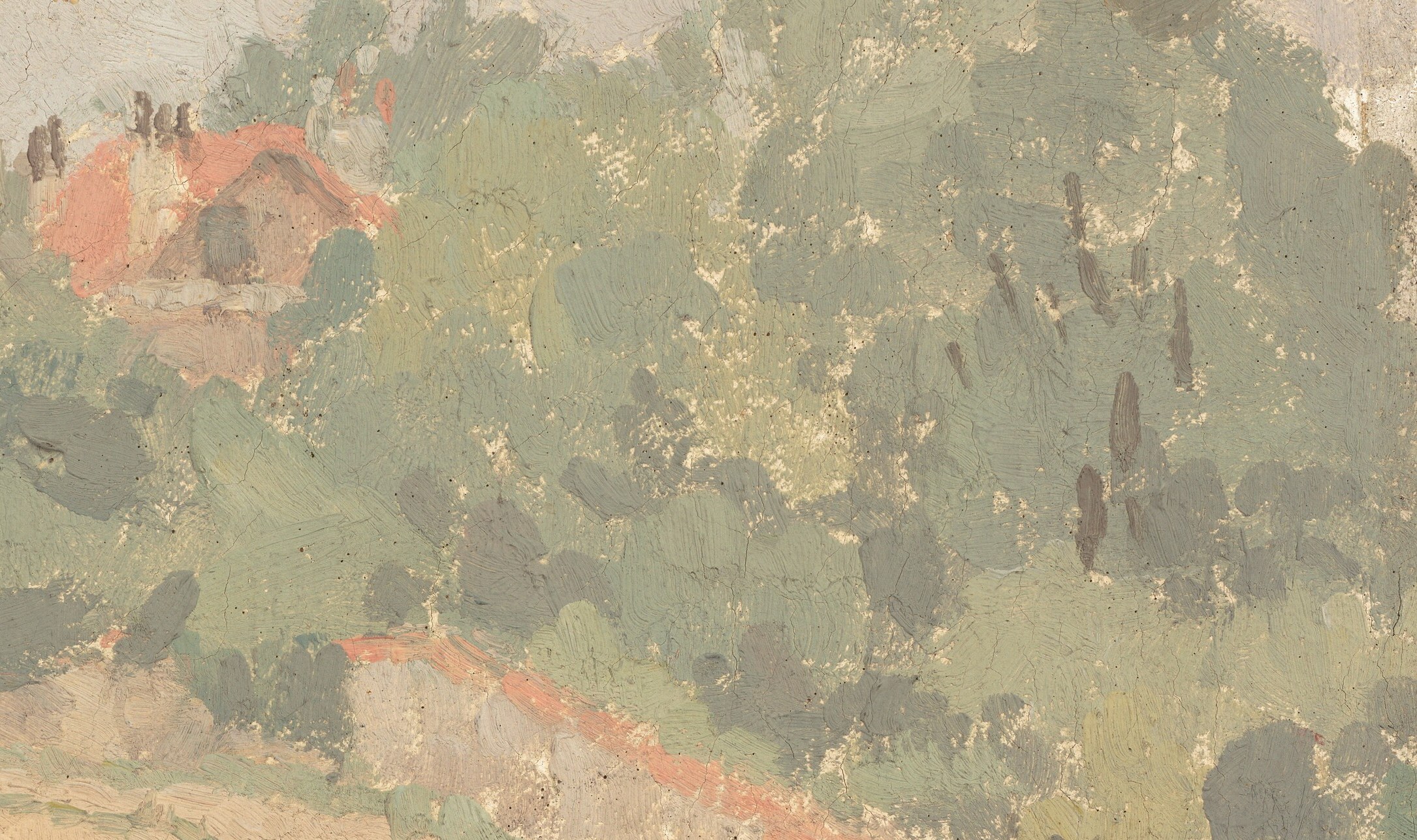 Most of the painter's life was spent here, in France.