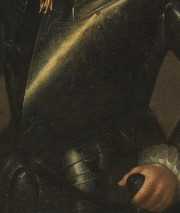 Every detail here speaks to his power and his royal lineage.