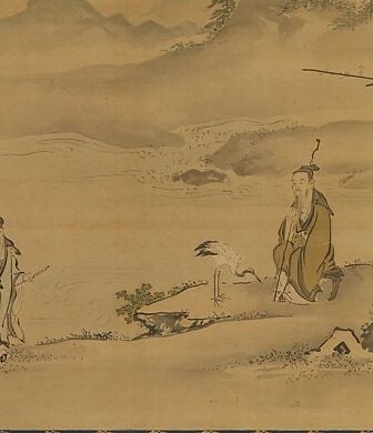 The painter, Kano Tsunenobu, led the Edo shogun's official academy.