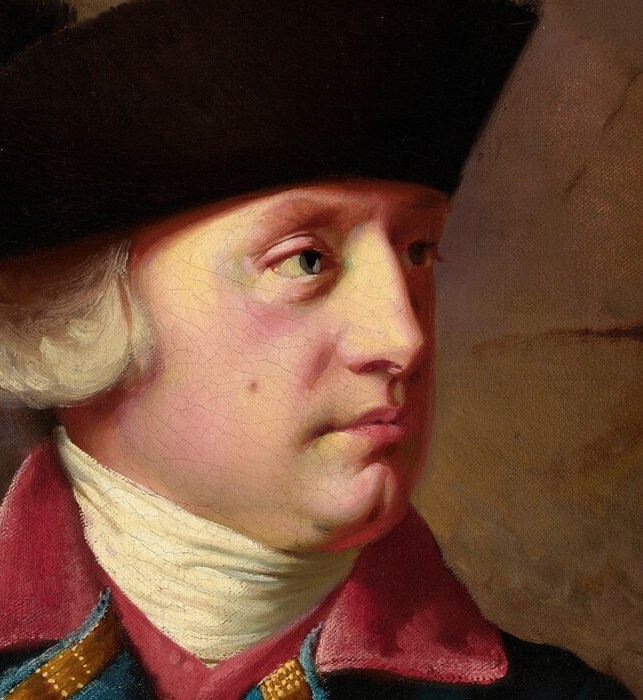 But here, everything is understated, even his gaze.