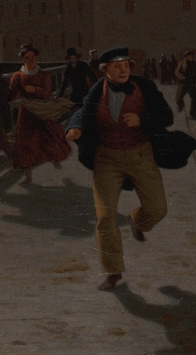 But people are running across the bridge.