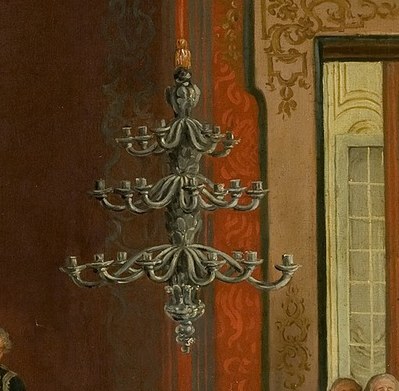 The painter was known for his quadratura, or illusionistic frescoes.
